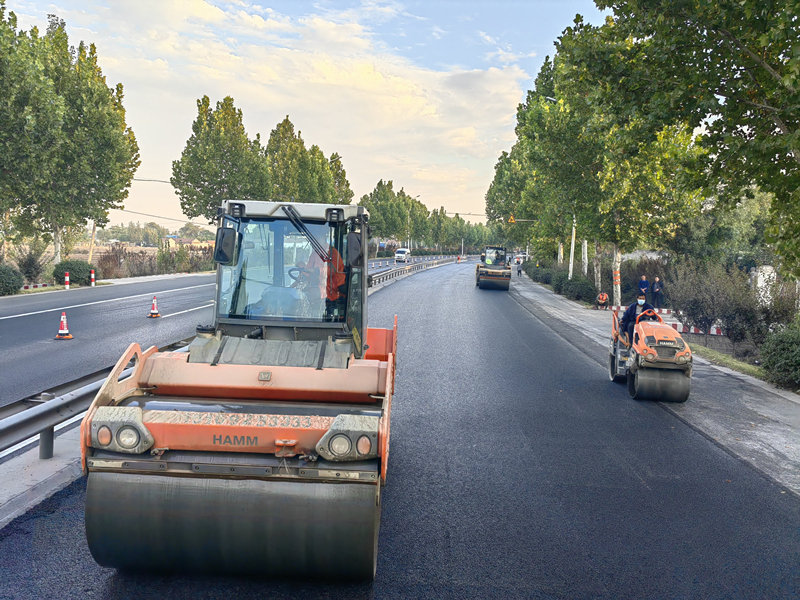 38天，高淄路工程建設(shè)跑出淄博交通加速度