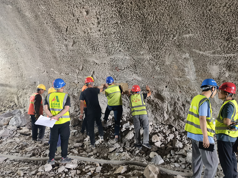 韓王崮隧道右洞初支檢測(cè)_副本