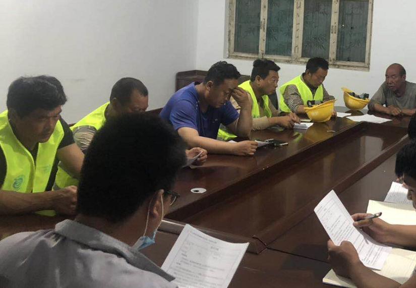 第六區(qū)域項目部召開安全生產(chǎn)專題會議