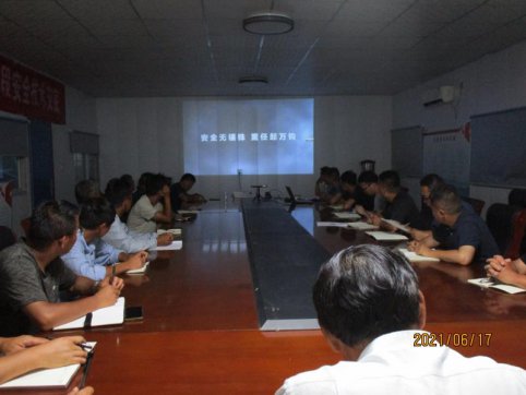 第二工程公司第二項(xiàng)目部安全生產(chǎn)月活動再升級