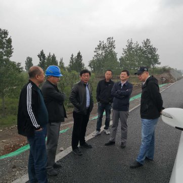 齊魯建設管理分公司副總經理到青蘭項目部調研