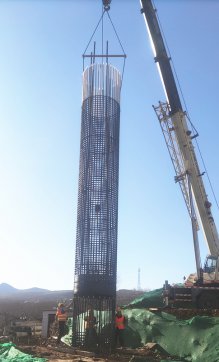 【臨臨風(fēng)采】創(chuàng)陽光高速公路，建人民滿意工程——西里互通A匝道橋樁基有序施工